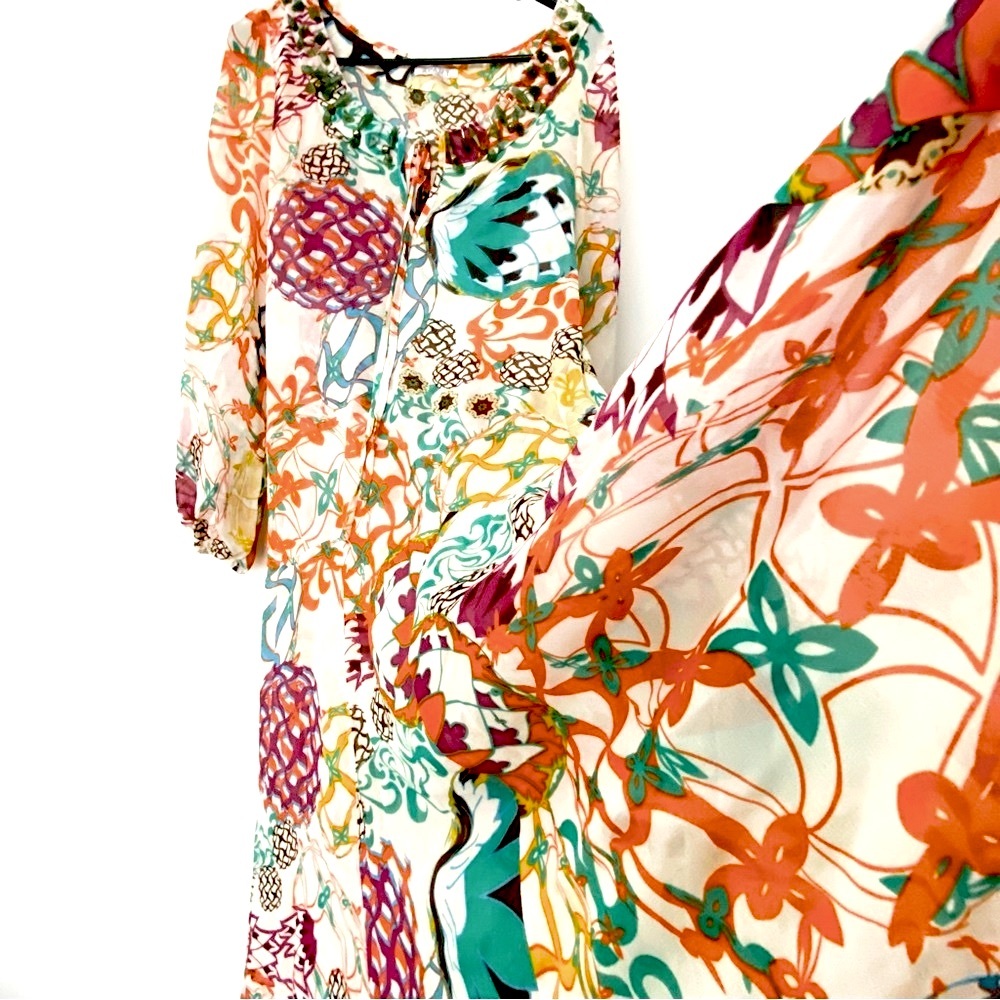 Boho Style Dress with natural jade stones